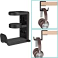 Headset Headphone Hanger Under Desk Swivel Hook, Spring Clamp (No Adhesive Required) Klearlook Universal PC Gaming Headset Ea